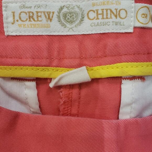 J. Crew Shorts Size 2 City Fit Peach Pineapple Allover Embroidered Classic Twill - Picture 4 of 7